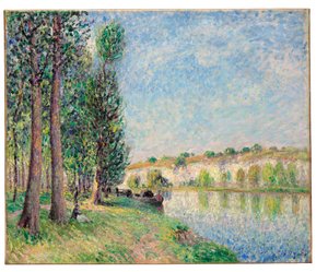 モレットのロイン、1885 作： Alfred Sisley