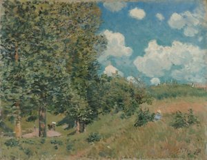 ベルサイユからサンジェルマンへの道 作： Alfred Sisley
