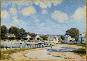 マルリー=ル=ロワの水場 作： Alfred Sisley