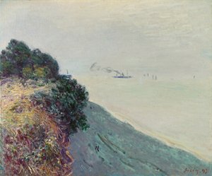 ウェールズの海岸 作： Alfred Sisley
