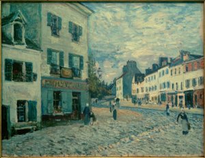 マーリーの通り 作： Alfred Sisley