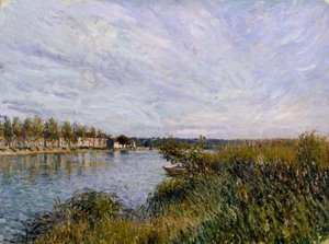 サンマンのビュー 作： Alfred Sisley