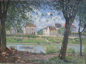ヴィルヌーブ・ラ・ガレンヌ 作： Alfred Sisley