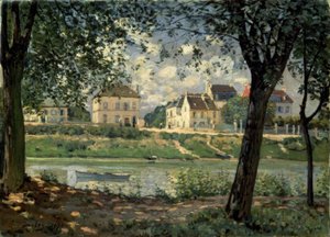 ヴィルヌーヴェラガレンヌ 作： Alfred Sisley