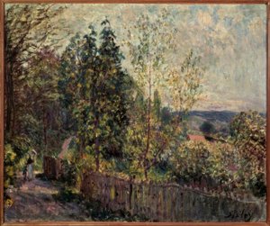 森の小道 作： Alfred Sisley