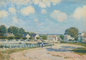マーリーの水場 作： Alfred Sisley
