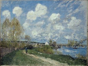 ブージヴァルでの夏ブージヴァルでの夏、1876。 作： Alfred Sisley