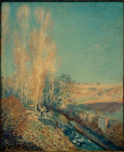 サンマルタンの夏-モレ周辺 作： Alfred Sisley