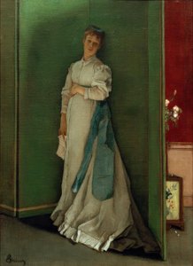 A.スティーブンス、がっかり 作： Alfred Emile Stevens