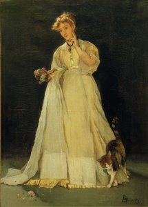 A.スティーブンス、オフィーリア、または千切りの花束 作： Alfred Emile Stevens