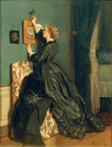 A.スティーブンス、パームサンデー 作： Alfred Emile Stevens