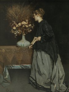 秋の花、1867年 作： Alfred Emile Stevens