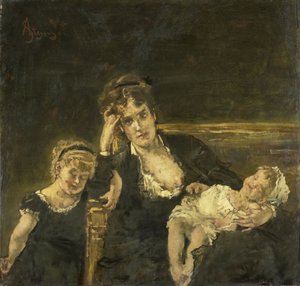 未亡人 作： Alfred Emile Stevens