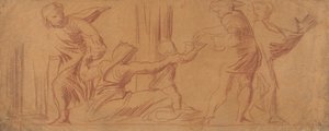 Grupo de Figuras, Criança Mendigando no Centro 作： Alfred Emile Stevens