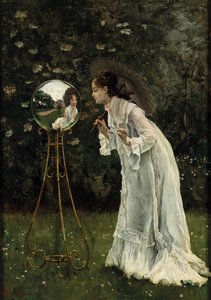 シルバーボール。 作： Alfred Emile Stevens