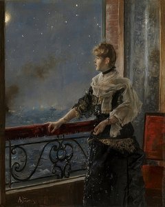 ムーンライト（Au clair de la lune）。 1885年頃