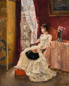 空想、1885年。 作： Alfred Emile Stevens