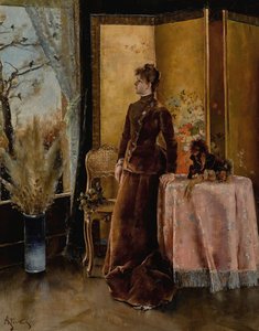雪。 作： Alfred Emile Stevens