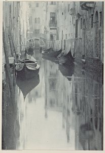 ヴェネツィアのビット、ネガ1894年、1898年発行（トーングラビア） 作： Alfred Stieglitz