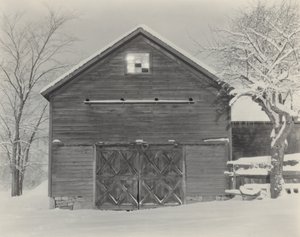 子どもと雪 作： Alfred Stieglitz