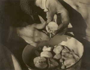 ジョージア・オキーフ - 手、192022。 作： Alfred Stieglitz