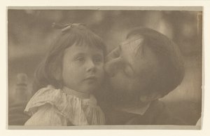 [ルー・シュラムと娘］ 作： Alfred Stieglitz