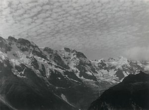 中雪と氷 作： Alfred Stieglitz