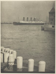 アウトバウンド、マウレタニア、1910年。 作： Alfred Stieglitz
