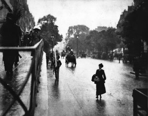 パリ、ストリートシーン-写真1911 作： Alfred Stieglitz