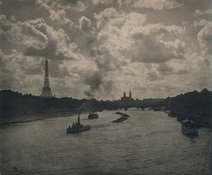 パリ：セーヌ川 作： Alfred Stieglitz