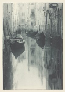 リフレクション-ベニス 作： Alfred Stieglitz