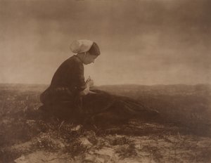 ネットメンダー、1894年。 作： Alfred Stieglitz