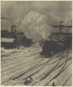 鉄道ヤード、冬 作： Alfred Stieglitz