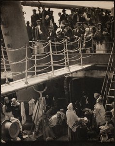 The Steerage、1907 年、1913 年以前に印刷された。 作： Alfred Stieglitz