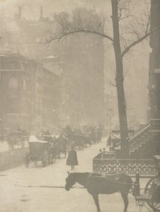 ザ・ストリート ポスターのデザイン（グラビア） 作： Alfred Stieglitz
