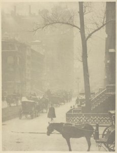 ストリート、5番街 作： Alfred Stieglitz
