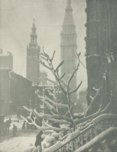 2 つの塔、ニューヨーク 作： Alfred Stieglitz