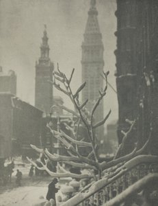 2 つの塔、ニューヨーク 作： Alfred Stieglitz