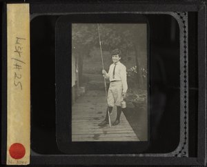 無題（釣り竿を持つハワード） 作： Alfred Stieglitz