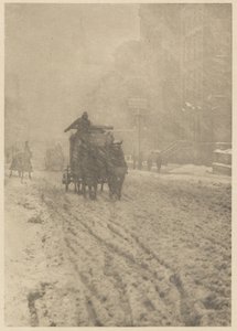 冬の五番街 作： Alfred Stieglitz