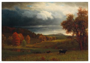 秋の風景キャッツキル 作： Alfred Thompson Bricher