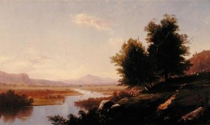 サコ川、マウント・ワシントン 作： Alfred Thompson Bricher