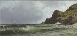 沖合いでのセーリング 作： Alfred Thompson Bricher