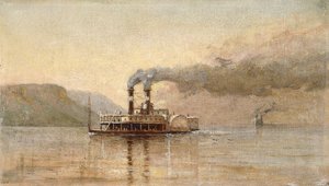 セントポール市、ドゥビューク、1866年 作： Alfred Thompson Bricher