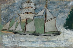 帆船 作： Alfred Wallis