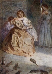 1857年のインドの反乱、ラクナウ包囲中のネズミのペスト 作： Alfred Wallis Mills