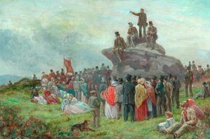 1842年、トッドモーデンのベイスンストーンズでのチャーティスト会議