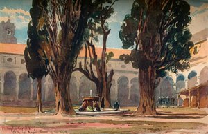 サンタマリアデッリアンジェリ、ローマ、c1870 作： Alfred Waterhouse