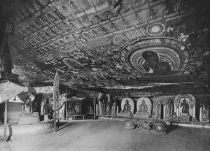 ランギリロック寺院、ダンブッラ、c1890、1910 作： Alfred William Amandus Plate