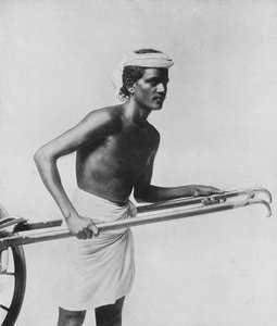人力車クーリー、c1890、1910